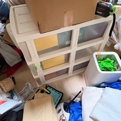 【3段収納ボックス】奥行き66センチ！の画像