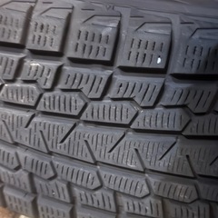 デリカD5 215/70R16 中古 スタッドレス アルミセット 2018年 YOKOHAMA アイスガード G075 社外 7J +38 5H114.3 アウトランダの画像