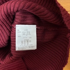 袖口フリルカットソーの画像