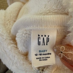 gapモコモコオーバーオールの画像