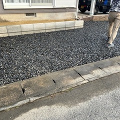 砂利2種類の画像