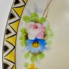 オールドノリタケ　明治~大正時代　金彩　薔薇　花　レア　陶芸　コレクションの画像