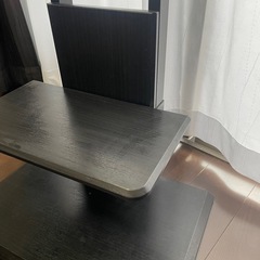 テレビスタンド　ヤマダ電気　木目調の画像