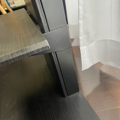 テレビスタンド　ヤマダ電気　木目調の画像