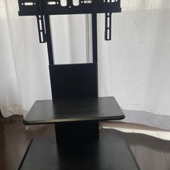 テレビスタンド　ヤマダ電気　木目調の画像