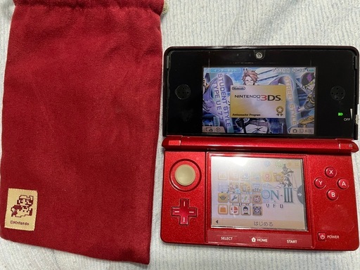 ソフト約30本】【希少】中古 ニンテンドー3DS 本体 アンバサダー