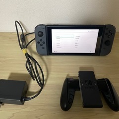 【美品】Nintendo Switch 後期型 グレーの画像
