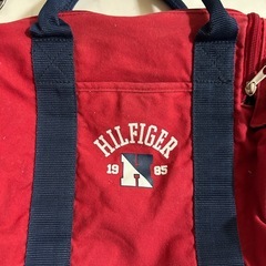 トミーボストンバッグ赤の画像