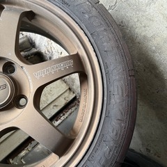 ☆TE37 RAYS 15インチ タイヤセット☆の画像