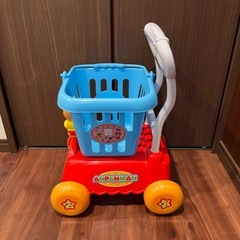 アンパンマン　ままごと　ショッピングカートの画像