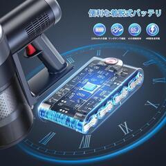 掃除機❣️コードレス 70Kpa超強力吸引 業界軽量設計 グリーンライト 自立式の画像