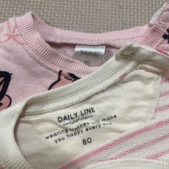 サイズ80ロンパースの画像