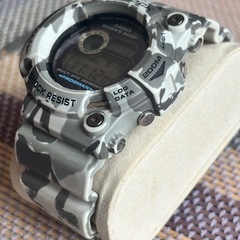 カシオ G-SHOCK GW-200CF 迷彩モデルのブラジリアン フロッグマン 200m防水の迷彩デザインFrogmanの画像