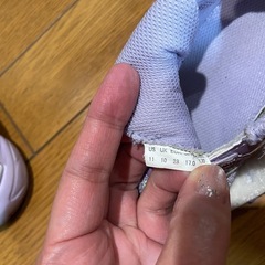 キッズスニーカー　パープル 17.0cmの画像