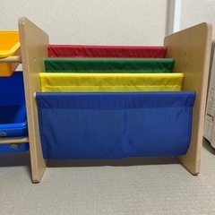 おもちゃ収納　本収納の画像