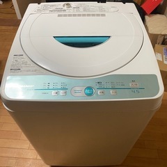 Sharp 洗濯機 4.5kgの画像