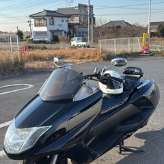 自賠責保険付きヤマハ マグザム SG17J純正セキュリティ 社 外マフラー エナメルシートの画像