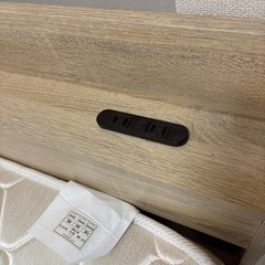 シングルベッド、マットレスの画像