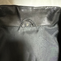 中古品、ラムレザーショートコートの画像