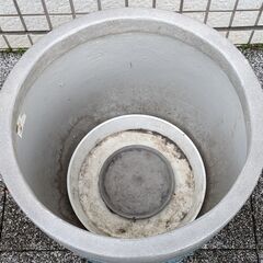 KONTON 鉢カバー ファイバーストーン バルゴ ツートーン プランター 植木鉢の画像