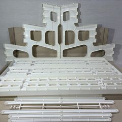 フラワースタンド 3段 ひな型 W900×D560×H545㎜ グリーンバル ホワイト 未使用品の画像