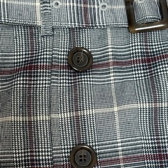 INGNI ボタンチェックスカートの画像