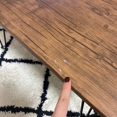 折り畳み　ローテーブルの画像