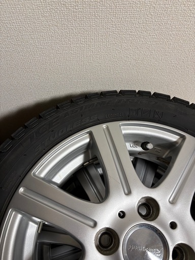 NBOXにて使用！スタッドレス165/55R14 