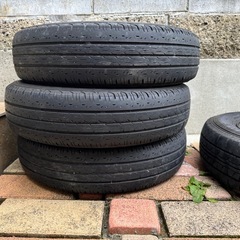 軽自動車！ダンロップ4本セット＋予備タイヤ3本 合計7本の画像