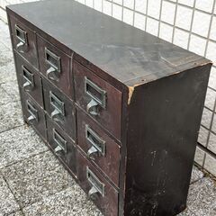 アジアン雑貨 引き出し キャビネット 収納ボックス レトロの画像