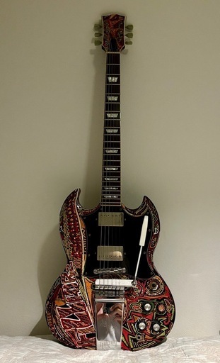 sg エレキギター　サイケペイント ジャパンビンテージ EC PsycheサイケSG【超レア サイケペイント】CREAM エリッククラプトン