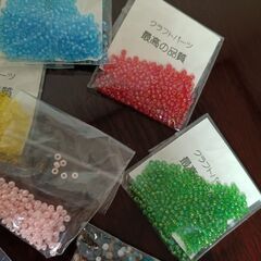 手芸用品　ビーズ色々の画像