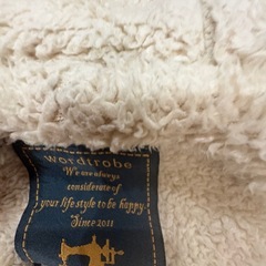 wordtrobe キルティング 裏ボアコート、茶色ムートンコートの画像