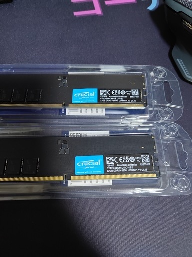 CT2K32G56C46U5 [デスクトップ用 / DDR5 SDRAM（288pin） / 64GB(32GB × 2枚組)セット 