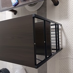 【無料・あげます】ラック 3段 アイアンシェルフ AJ-S3  中古 美品！の画像