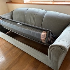 3人掛けソファーベッドの画像