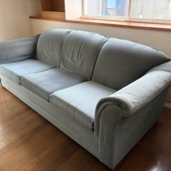 3人掛けソファーベッドの画像