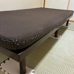 シングルベッド　高反発マット
の画像