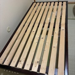シングルベッド　高反発マット
の画像