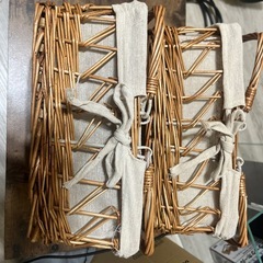 【ナチュラルキッチン 】かご 2個セットの画像