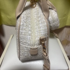 しまむらツィードバッグの画像