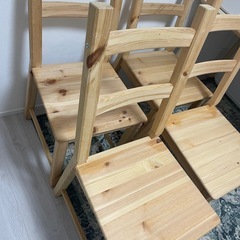 IKEAダイニングチェア　PINNTOORPの画像