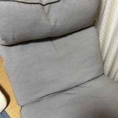 無印良品ハイバックリクライニングソファの画像