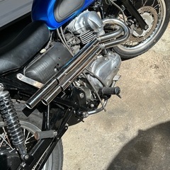 バイクのマフラー製作の画像