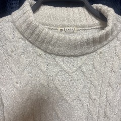 axes femme ロングニットの画像