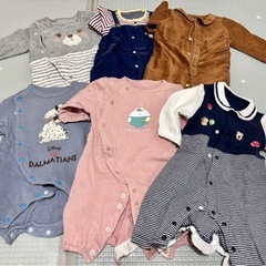 冬ベビー服+おくるみセット譲りますの画像