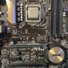 CPU インテル® Core™ i5-6500T とマザーボード ASUS H170-PROの画像