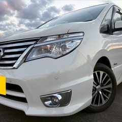 特別仕様車☆27年式☆8人乗り☆ガソリン代 節約☆S-HYBRID入りました‼️月々1.2万円〜分割払い可❗️車検2年付き！大人気☆ニッサン セレナ☆フリップダウンモニター付き☆Bluetooth対応ナビ☆走行中DVD見れます☆ETC☆バックカメラ☆ドラレコ付きのフル装備☆両側電動スライドドア☆ウィンカーミラー☆フル装備☆車内広々三列シート‼️の画像