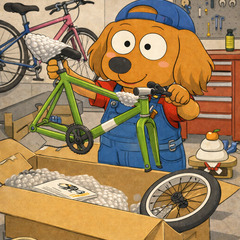 通販自転車の組み立て・安全点検します【出張対応】