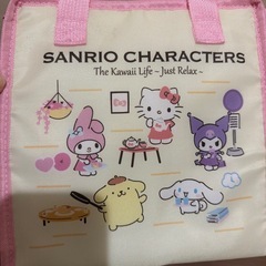 サンリオキャラクターズ　保冷保温バッグ　ランチバッグの画像